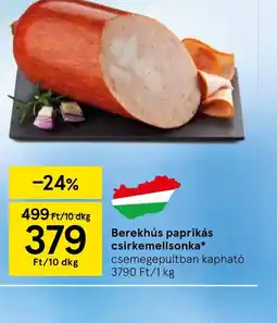 Tesco Berekhús paprikás csirkemellsonka ajánlat