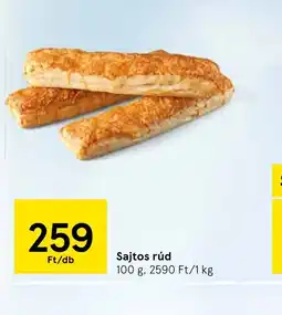 Tesco Sajtos rúd ajánlat
