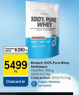 Tesco Biotech 100% Pure Whey fehérjepor ajánlat