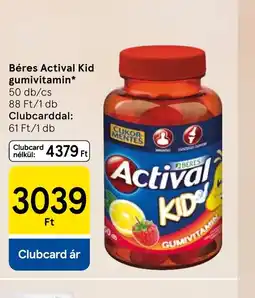 Tesco Béres Actival Kid gumivitamin ajánlat