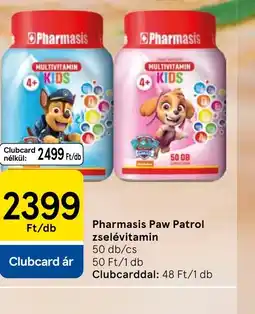 Tesco Pharmasis Paw Patrol zselévitamin ajánlat