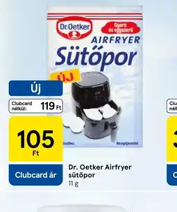 Tesco Dr. Oetker Airfryer sütőpor ajánlat