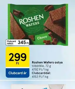 Tesco Roshen Wafers ostya ajánlat