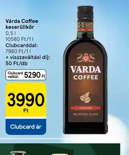 Tesco Várda Coffee keserűlikőr ajánlat