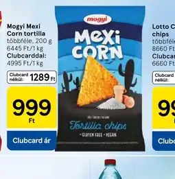 Tesco Mogyi Mexi Corn tortilla chips ajánlat