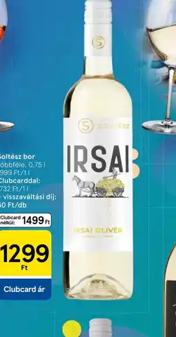 Tesco Soltész bor ajánlat