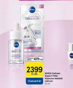 Tesco Nivea Cellular Expert Filler Hialuron feltöltő szérum ajánlat