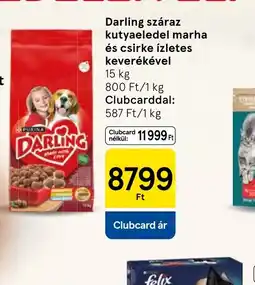 Tesco Darling száraz kutyaeledel ajánlat