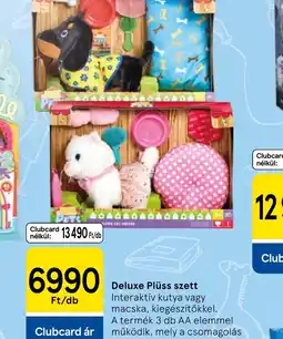 Tesco Deluxe Plüss szett ajánlat