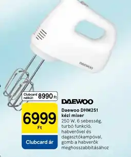 Tesco Daewoo DHM251 kézi mixer ajánlat