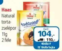 ÁRKLUB Haas Natural tortazselépor ajánlat