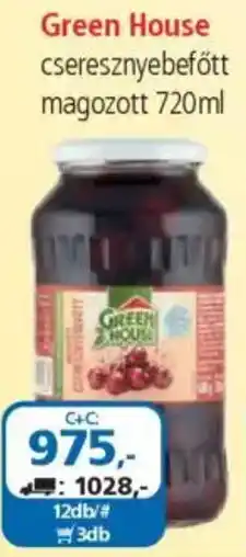 ÁRKLUB Green House cseresznyebefőtt magozott ajánlat