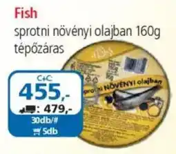 ÁRKLUB Fish sprotni növényi olajban ajánlat