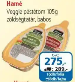 ÁRKLUB Hamé Veggie pástétom ajánlat