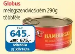 ÁRKLUB Globus melegszendvicskrém ajánlat