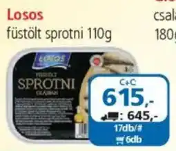 ÁRKLUB Losos füstölt sprotni ajánlat