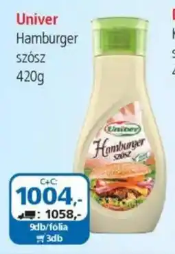 ÁRKLUB Univer Hamburger szósz ajánlat