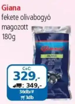 ÁRKLUB Giana fekete olivabogyó magozott ajánlat