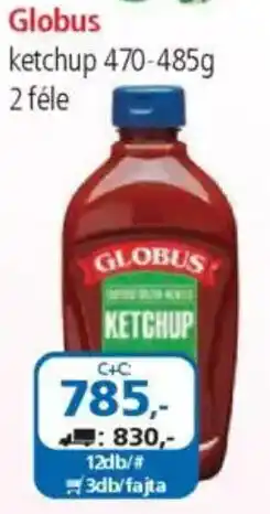 ÁRKLUB Globus ketchup ajánlat