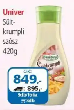 ÁRKLUB Univer Sült- krumpli szósz ajánlat