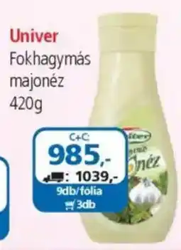 ÁRKLUB Univer Fokhagymás majonéz ajánlat