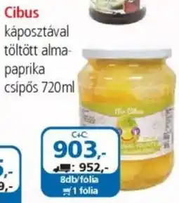 ÁRKLUB Cibus káposztával töltött alma- paprika csípős ajánlat