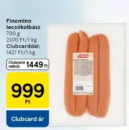 Tesco Finomino lecsókolbász ajánlat