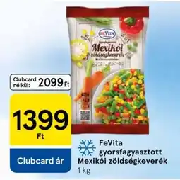Tesco FeVita gyorsfagyasztott Mexikói zöldségkeverék ajánlat