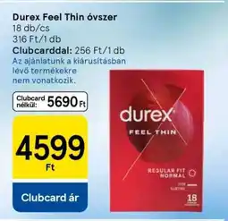 Tesco DUREX FEEL THIN ÓVSZER ajánlat