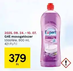 Tesco G4E mosogatószer ajánlat