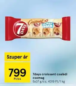 Tesco 7days Croissant családi csomag ajánlat