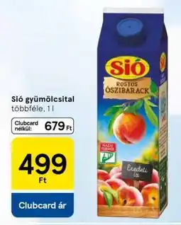 Tesco Sió gyümölcsital ajánlat