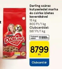 Tesco Darling száraz kutyaeledel marha és csirke ízletes keverékével ajánlat