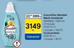Tesco Coccolino Wonder Wash mosószer ajánlat
