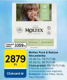 Tesco Moltex Pure & Nature Öko pelenka ajánlat
