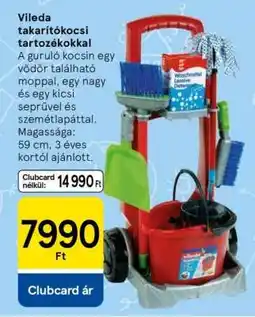 Tesco Vileda takarítókocsi tartozékokkal ajánlat
