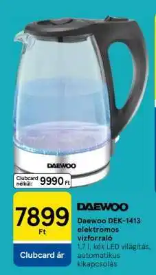 Tesco Daewoo DEK-1413 elektromos vízforraló ajánlat