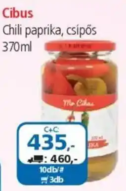 ÁRKLUB Cibus Chili paprika, csípős ajánlat