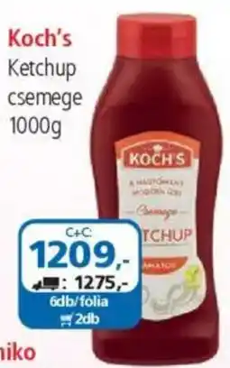 ÁRKLUB Koch's Ketchup csemege ajánlat