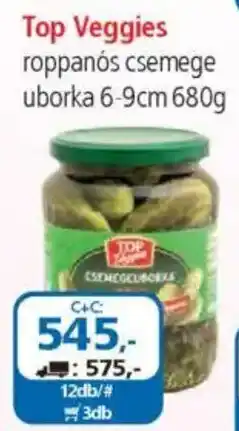 ÁRKLUB Top Veggies roppanós csemege uborka ajánlat