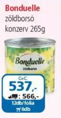 ÁRKLUB Bonduelle zöldborsó konzerv ajánlat