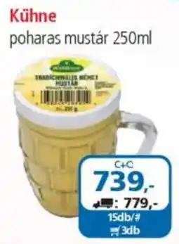 ÁRKLUB Kühne poharas mustár ajánlat