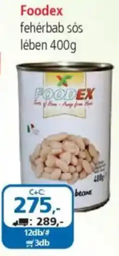 ÁRKLUB Foodex fehérbab sós lében ajánlat