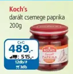 ÁRKLUB Koch's darált csemege paprika ajánlat