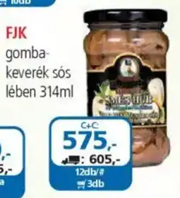 ÁRKLUB FJK gomba- keverék sós lében ajánlat