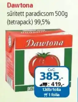 ÁRKLUB Dawtona sűrített paradicsom ajánlat