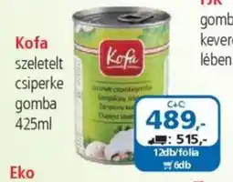 ÁRKLUB Kofa szeletelt csiperke gomba ajánlat