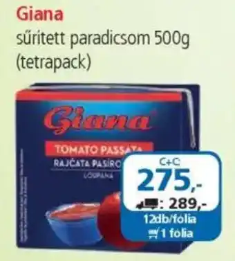 ÁRKLUB Giana sűrített paradicsom ajánlat