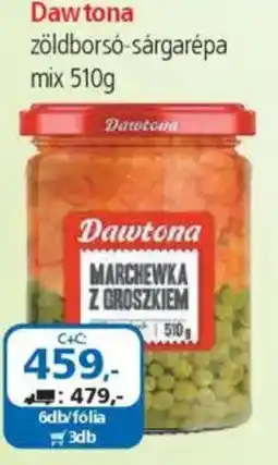 ÁRKLUB Dawtona zöldborsó-sárgarépa mix ajánlat