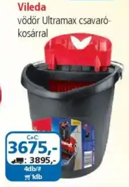 ÁRKLUB Vileda vödör Ultramax csavaró- kosárral ajánlat